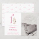 Recherche de bunny 1ans anniversaire invitations 1er