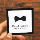 Recherche de cravate noire cartes visite Moderne