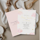 Recherche de rose de baby shower fille invitations Pour tous