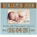 Recherche de cadre bleu magnets Nouveau bébé
