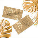 Recherche de motif de guépard cartes visite Élégant