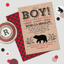 Recherche de kraft baby shower invitations Rustique