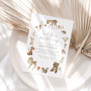 Suche nach forest animals baby baby party einladungen Geschlechtsneutral