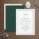 Suche nach emerald green wedding einladungen Klassisch
