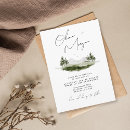 Recherche de montagne mariage invitations Sapin