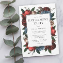 Recherche de floral retirement party invitations Élégant
