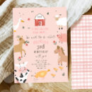 Recherche de animaux de la ferme invitations Fête d'anniversaire agricole