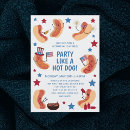 Recherche de patriotes invitations Rouge blanc et bleu