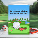 Recherche de golf saint valentin cartes Golfeur