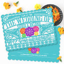 Recherche de papel picado mariage invitations Coloré