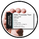 Recherche de traduction cartes visite Interprète