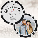 Suche nach liebe poker chips Foto