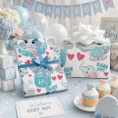 Suche nach blauer elefant geschenkpapier Baby boy