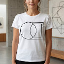 Recherche de carres abstraits tshirts Pour elle