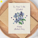 Suche nach hübsche blaue blume karten Mother