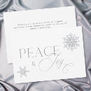 Recherche de de paix noël cartes Flocon de neige
