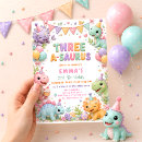 Recherche de 3 ans invitations Fête de dinosaure