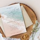 Recherche de océan plage invitations Moderne