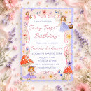 Recherche de fées invitations Baby girl