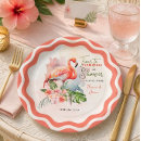Recherche de flamant rose assiettes en papier Amusant