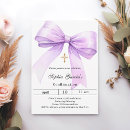 Recherche de lavande confirmation invitations Violet