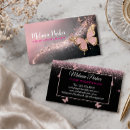 Recherche de paillettes roses cartes visite Boss