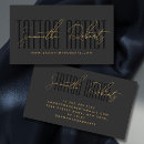 Recherche de tatouage noir cartes visite Artiste de tatouage