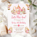 Recherche de thé anniversaire invitations Aquarelle florale