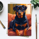 Recherche de rottweilers cartes postales Portrait