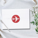 Recherche de avion rouge autocollants Aviateur