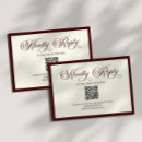 Recherche de rouge et ivoire invitations Pour eux