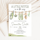 Recherche de baby golf invitations Petit putter