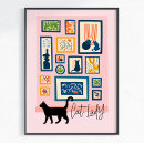 Suche nach bunte katzen poster Katzenliebhaber