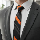 Recherche de noir et orange cravates Pour lui