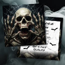 Recherche de crâne halloween invitations Effrayant