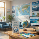 Recherche de destinations de voyage cartes visite Planificateur de vacances