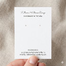 Recherche de oreille cartes visite Minimaliste