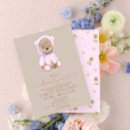 Suche nach rosa babyparty einladungen Teddybär