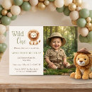 Suche nach wilder löwe einladungen Baby boy