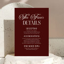 Recherche de rouge et ivoire invitations Couple