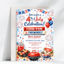 Recherche de famille de 4 invitations Patriotique
