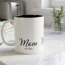 Suche nach neue mama tassen Minimale einfache elegante schriftart