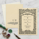 Recherche de celtique mariage invitations Vintage