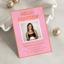 Recherche de de 18 ans invitations Coloré