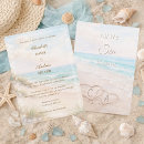 Recherche de sable de plage invitations Aquarelle