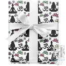 Recherche de yoga papier cadeau Mandala