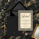 Recherche de fortune invitations Monogramme