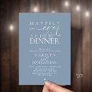 Recherche de réception de dîner invitations Bleu poussiéreux