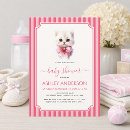 Recherche de baby shower fille invitations Mignon