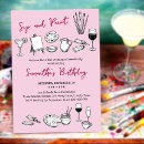 Recherche de paint invitations Pour elle